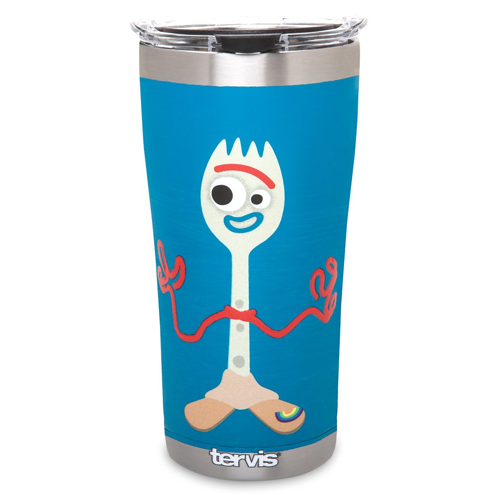 Forky and Karen Beverly Stainless Steel Tumbler by Tervis – Toy Story 4 – Blue