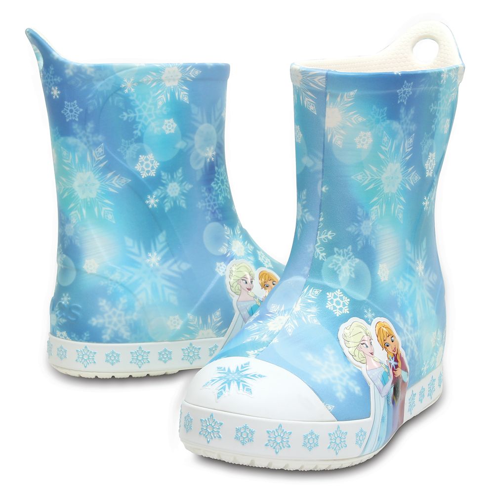 Anna and Elsa Crocs&trade; Rain Boots for Girls