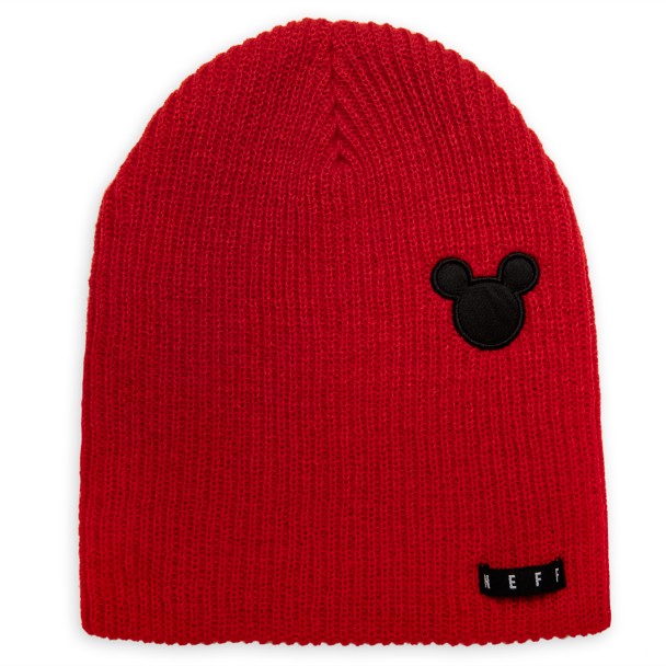 Mickey Mouse Beanie for Adults by Neff – Red
