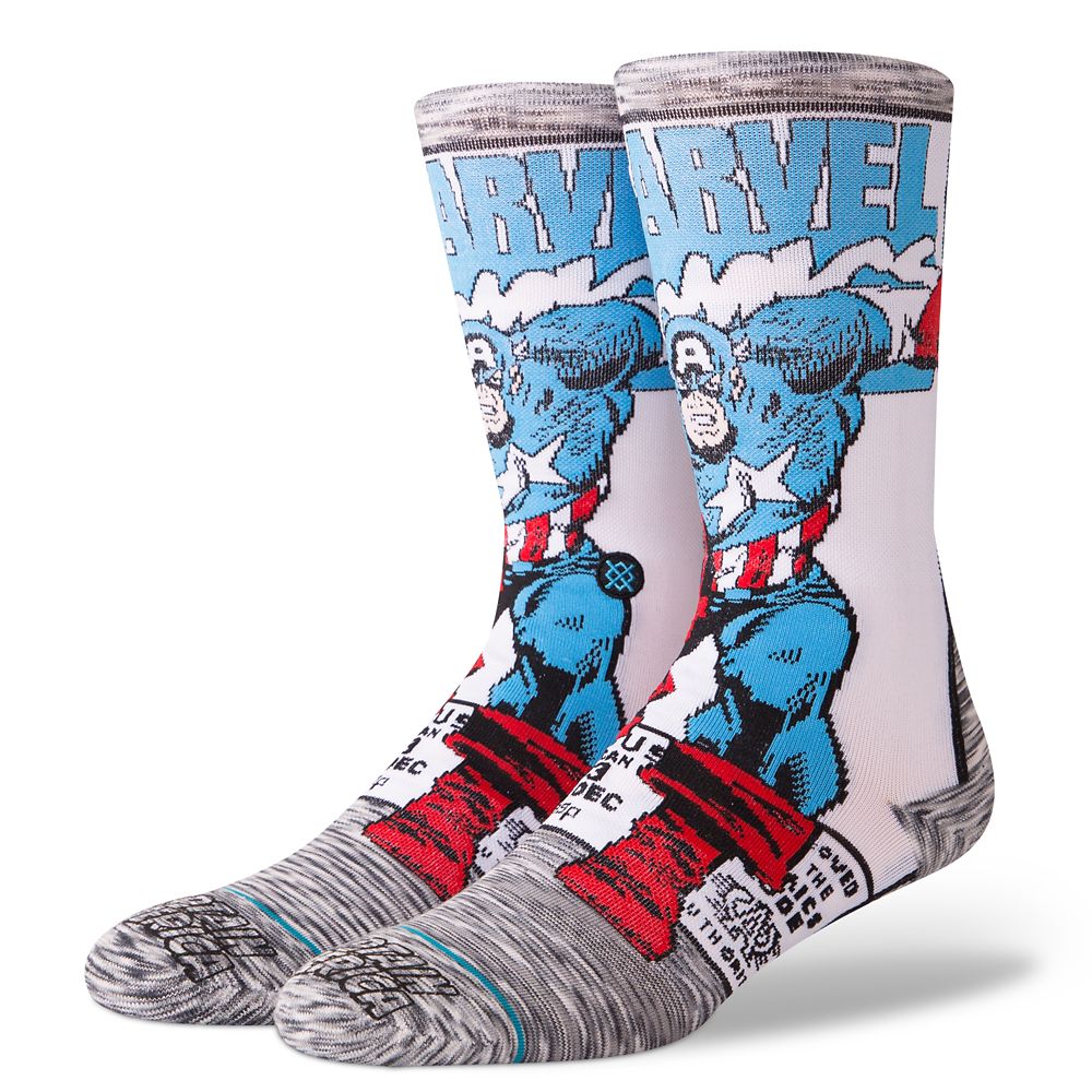 Captain America Socks for Adults by Stance