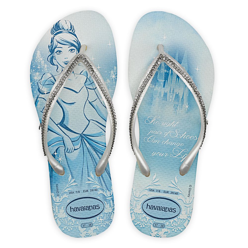 Cinderella Bridal Flip Flops for Women by Havaianas | shopDisney