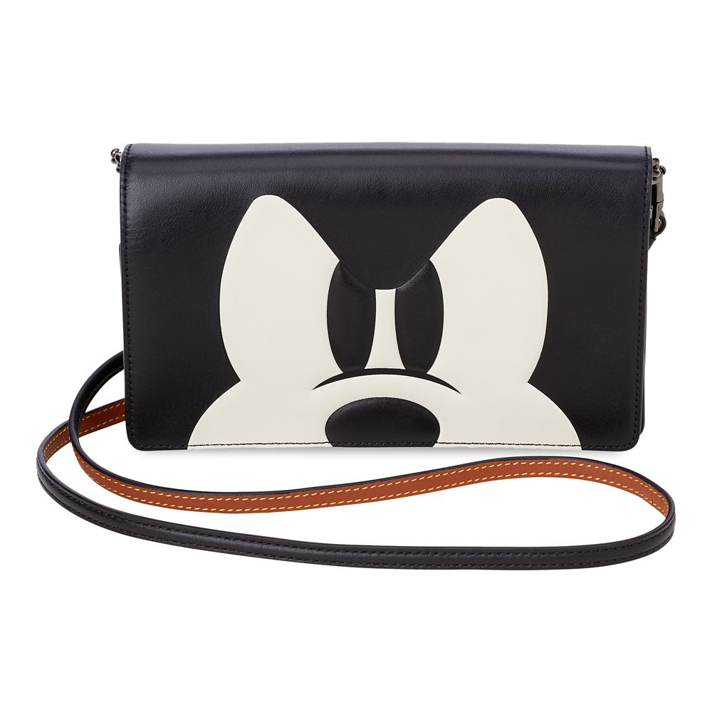 Mickey Mouse Foldover Crossbody Clutch by COACH Disney Store