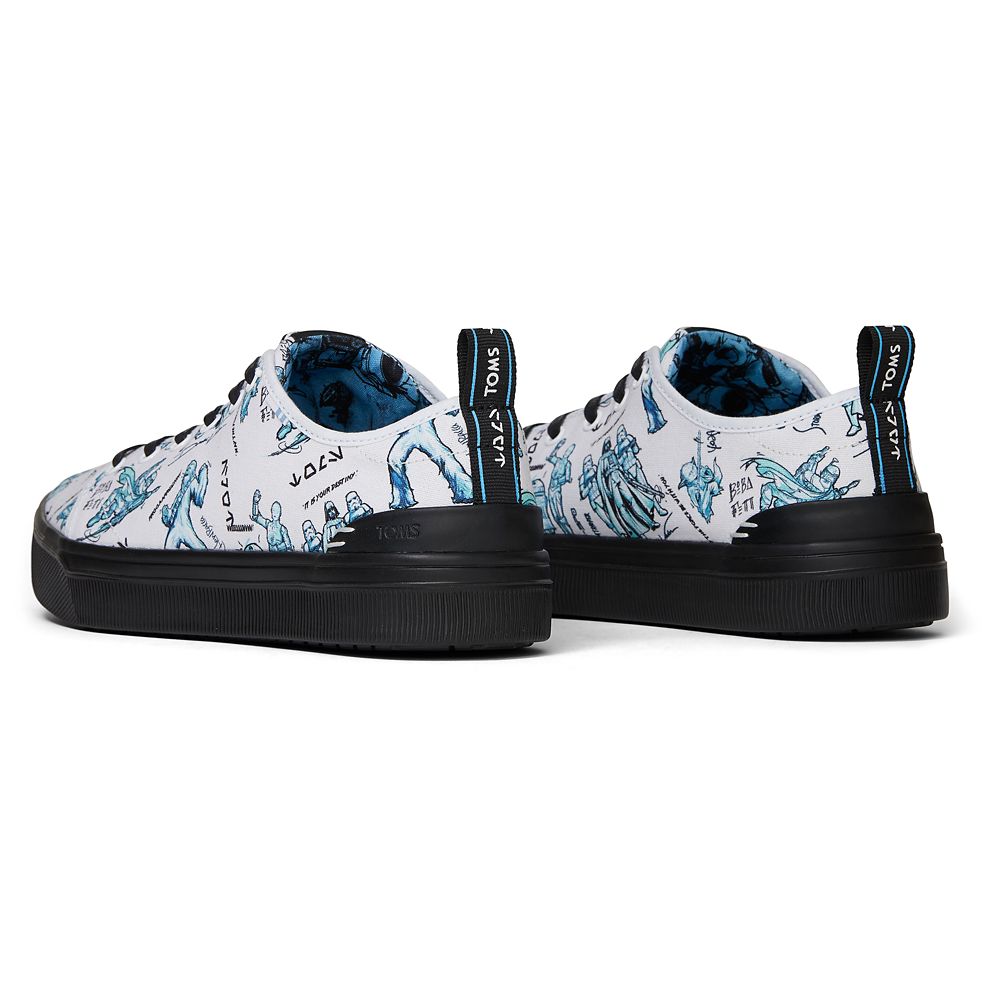 Star Wars Character Sketch Print Sneakers for Men by TOMS – White
