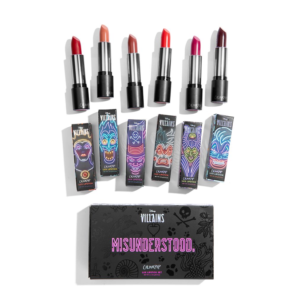 Disney Villains Misunderstood Lux Lipstick Set By Colourpop