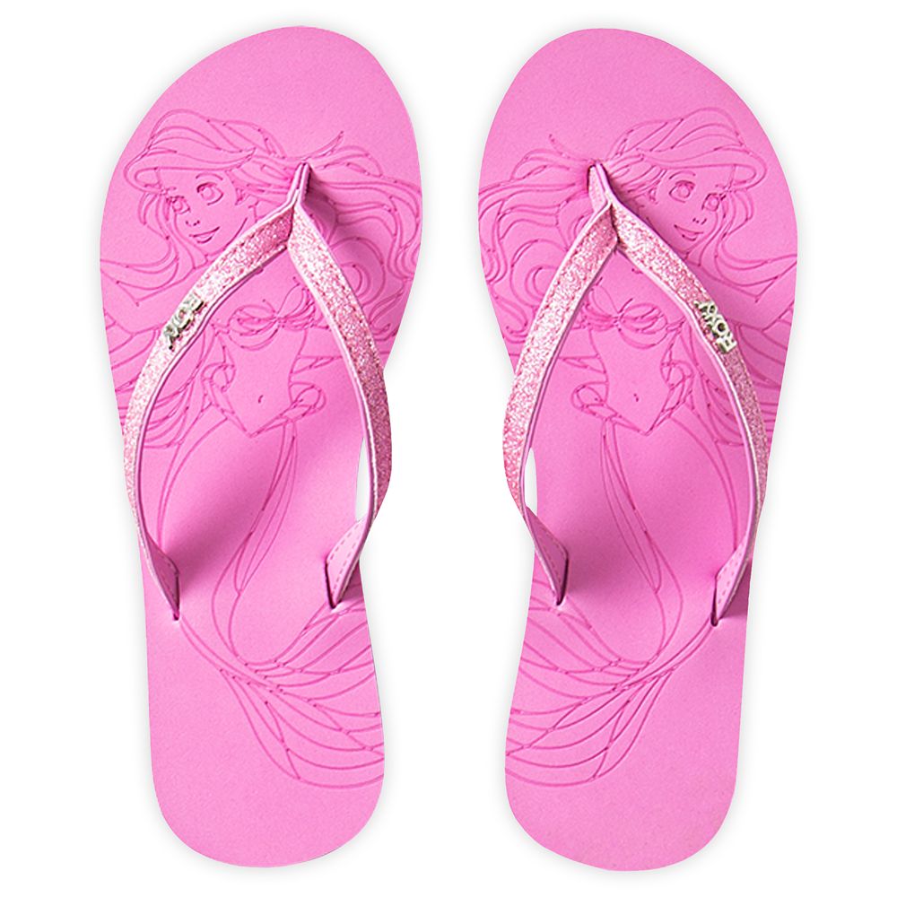 roxy pink flip flops