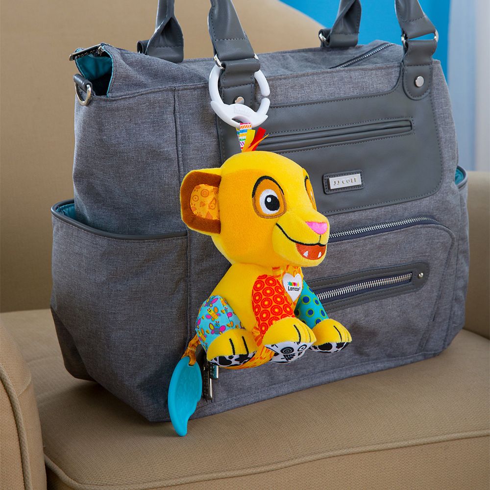 Simba Clip & Go Plush for Baby by Lamaze – The Lion King
