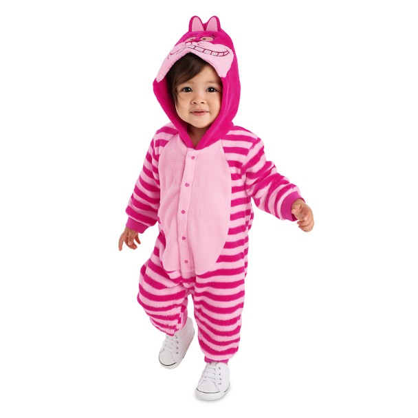 Cheshire Cat Fleece Costume Romper for Baby