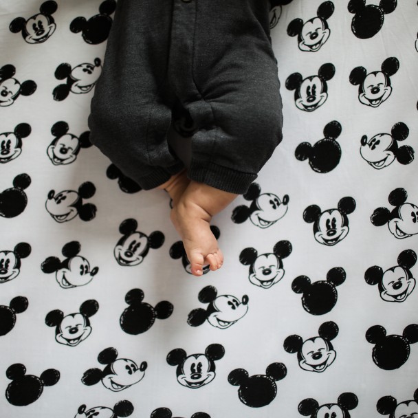 Mickey Mouse Crib Sheet by Milk Snob