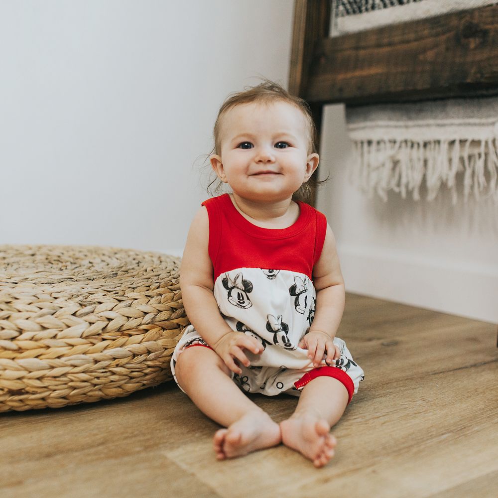 Minnie Mouse Bubble Romper for Baby by finn + emma