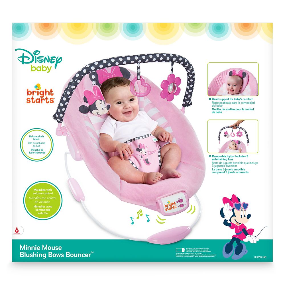 disney bright starts bouncer minnie mouse