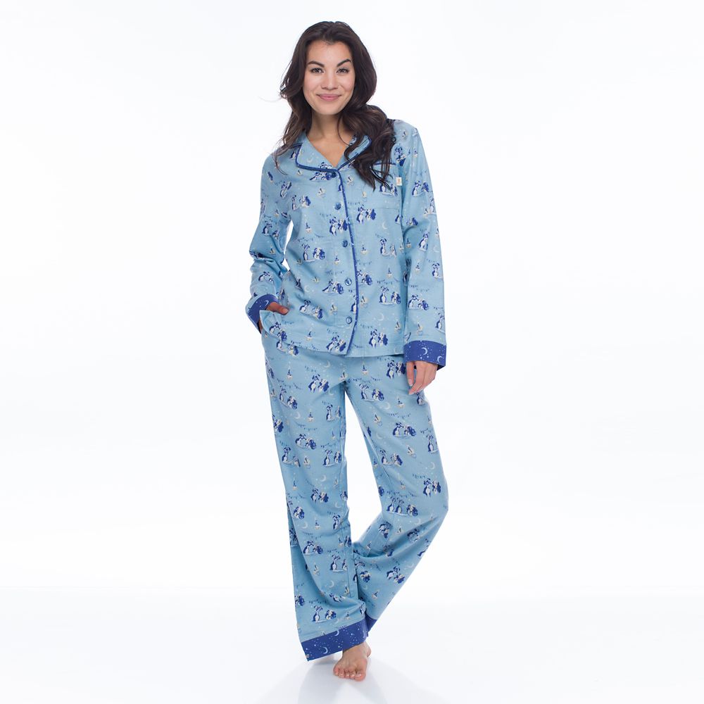 Lady and the Tramp Flannel Pajama Set for Women by Munki Munki ...