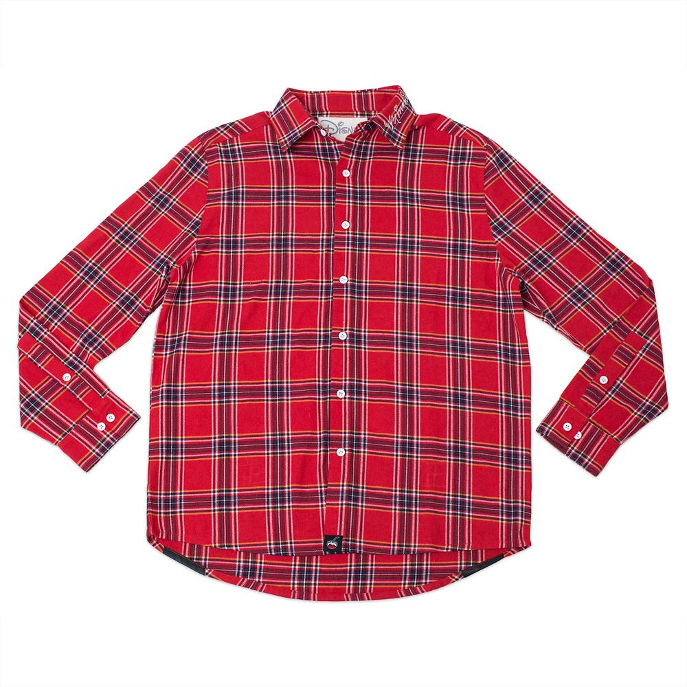 Minnie Mouse Bow Flannel Shirt For Adults By Cakeworthy