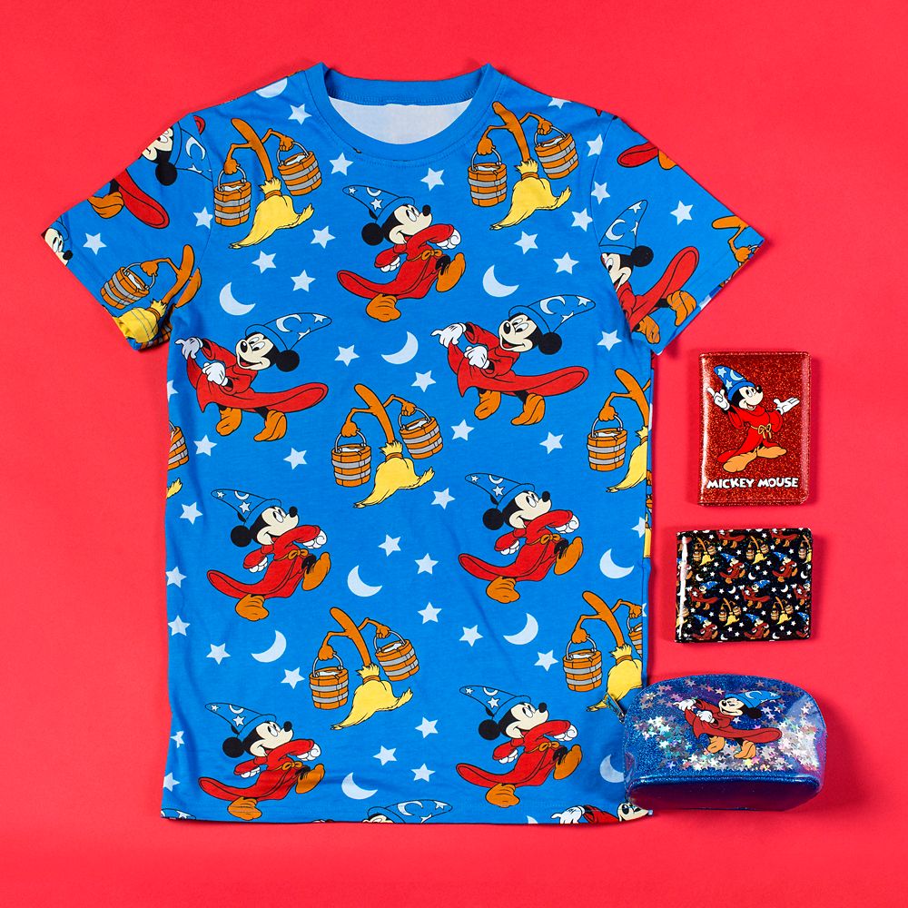 Sorcerer Mickey Mouse T-Shirt Adults by Cakeworthy â Fantasia released today â Dis Merchandise News