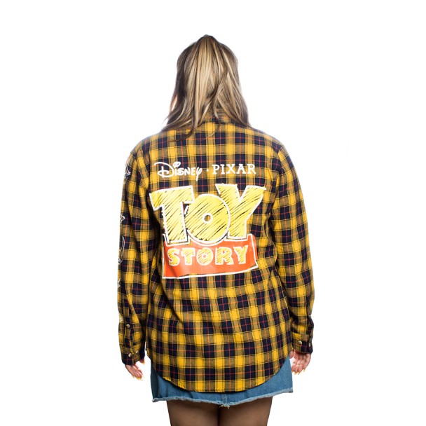 Toy Story Flannel Shirt for Adults by Cakeworthy