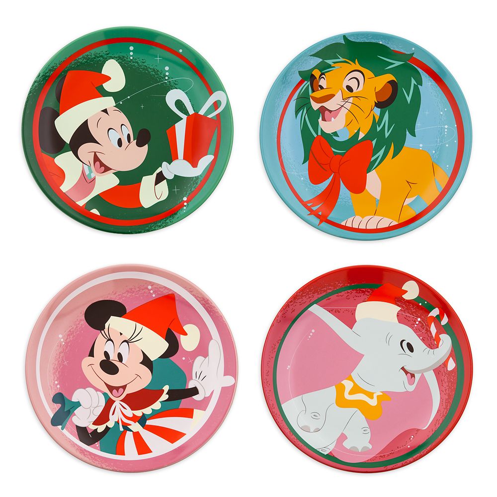 Disney Parks Mickey And Friends Ware Set Of 6 Melamine Plates New, 1 - Fred  Meyer