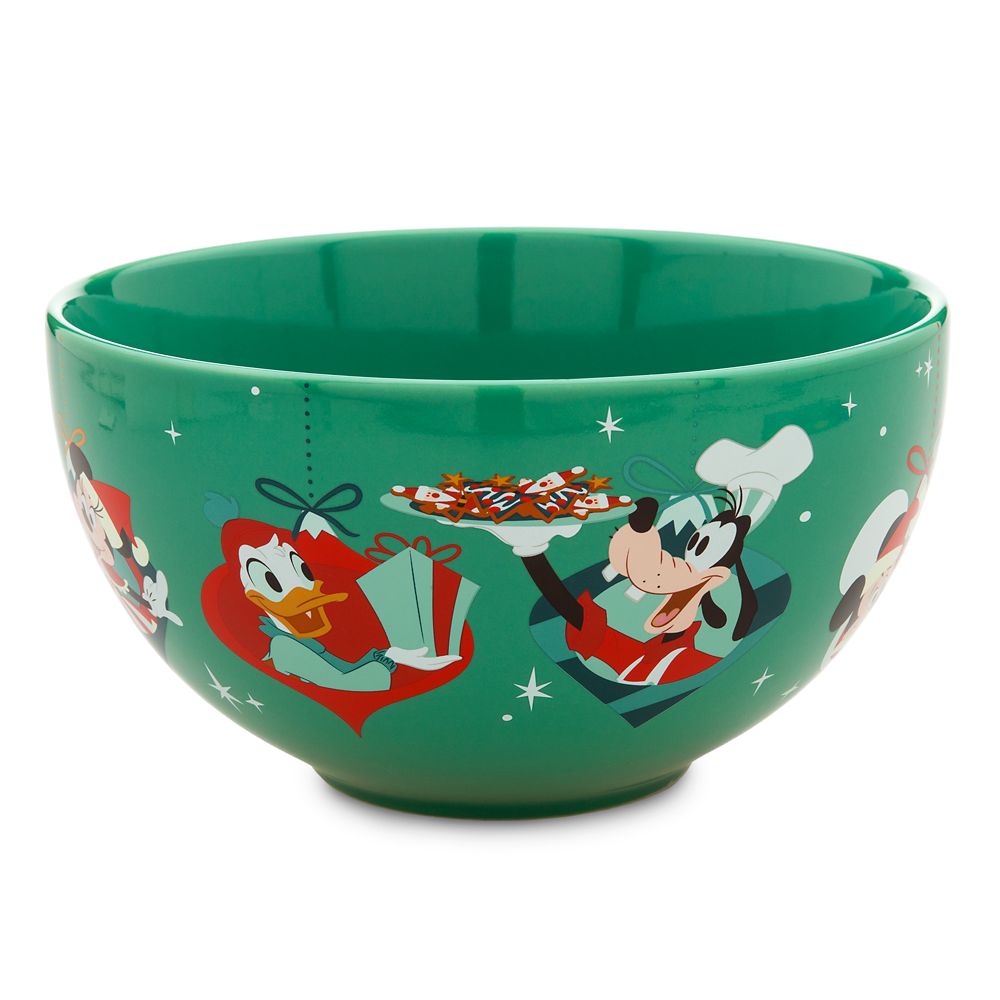 Mickey Mouse and Friends Holiday Serving Bowl is now available