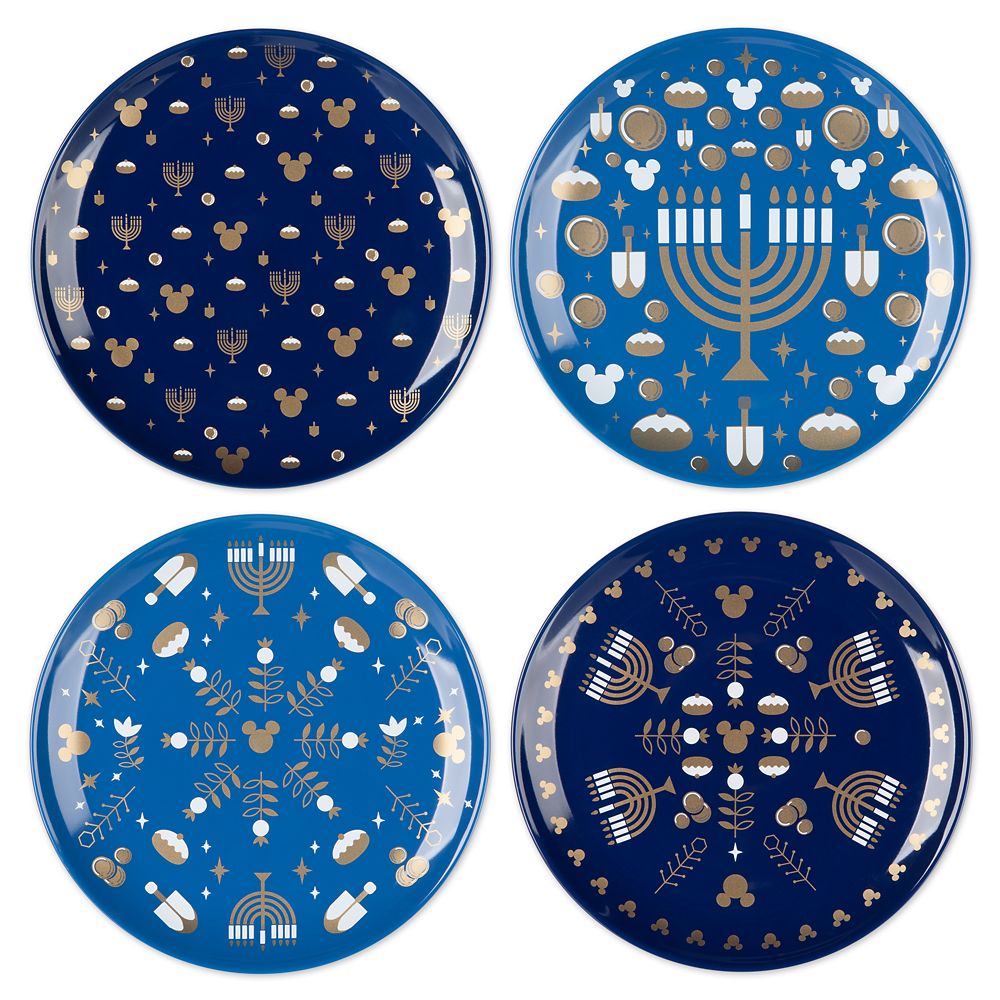 Mickey Mouse Hanukkah Salad Plate Set Official shopDisney