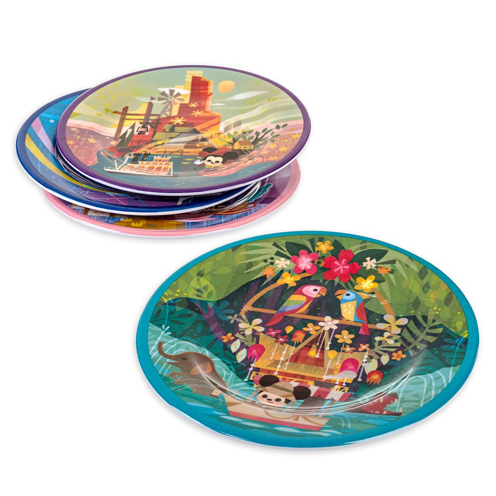 Disney Parks Melamine Plate Set by Joey Chou
