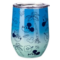Mickey Mouse and Minnie Mouse Summer Stainless Steel Tumbler