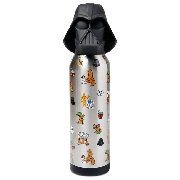 Star Wars Stainless Steel Water Bottle with Darth Vader Topper