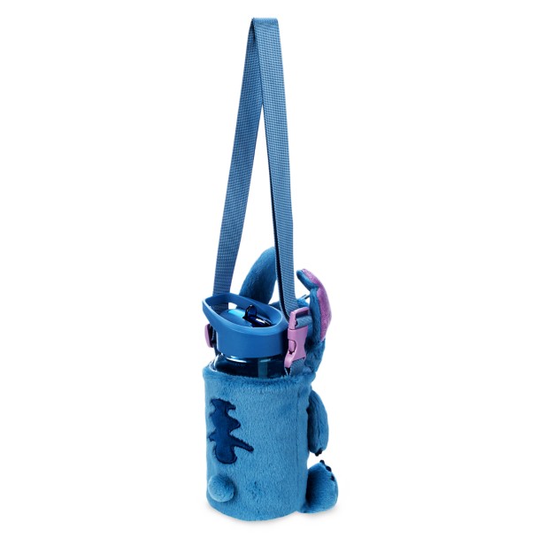 Stitch Water Bottle with Plush Carrier
