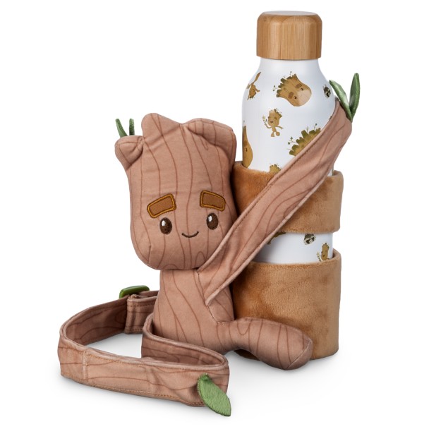 Groot Water Bottle with Plush Carrier – Guardians of the Galaxy