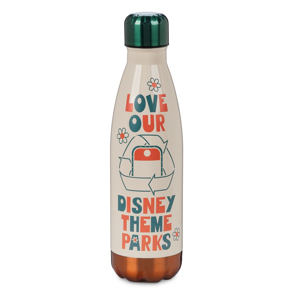 Disney Parks Love Our Disney Theme Parks Stainless Steel Water Bottle