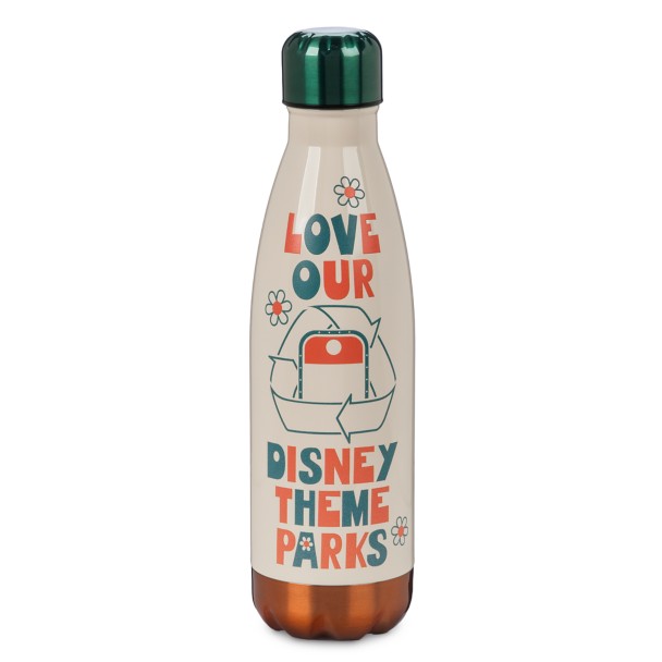 Disney Parks ''Love Our Disney Theme Parks'' Stainless Steel Water Bottle