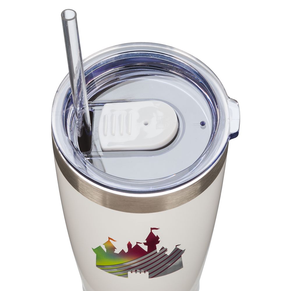 Fantasyland Castle Stainless Steel Tumbler with Straw