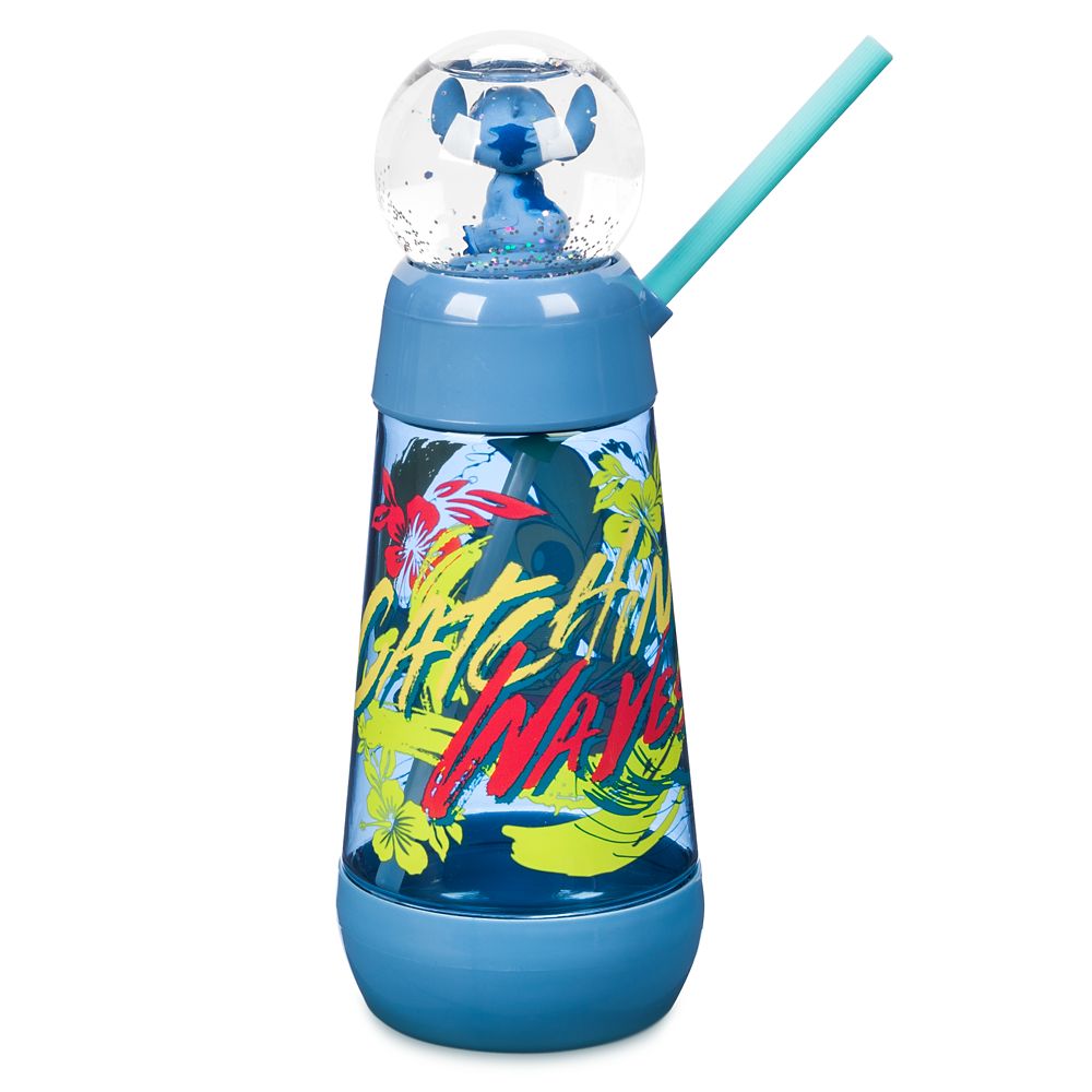 Stitch Snowglobe Tumbler with Straw