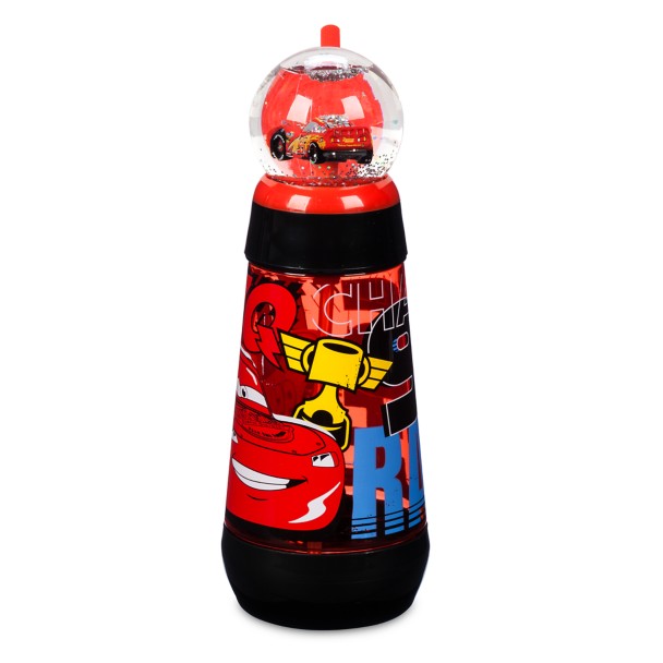 Lightning McQueen Snowglobe Tumbler with Straw – Cars