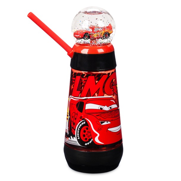 Lightning McQueen Snowglobe Tumbler with Straw – Cars