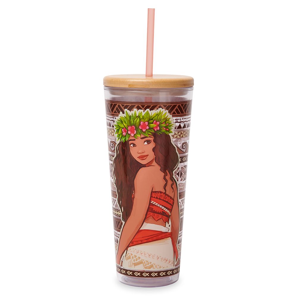 Moana Travel Tumbler with Straw