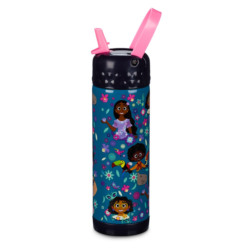 Encanto Stainless Steel Water Bottle with Built-In Straw Official shopDisney