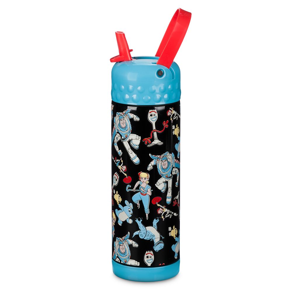 Toy Story Stainless Steel Water Bottle with Built-In Straw Official shopDisney