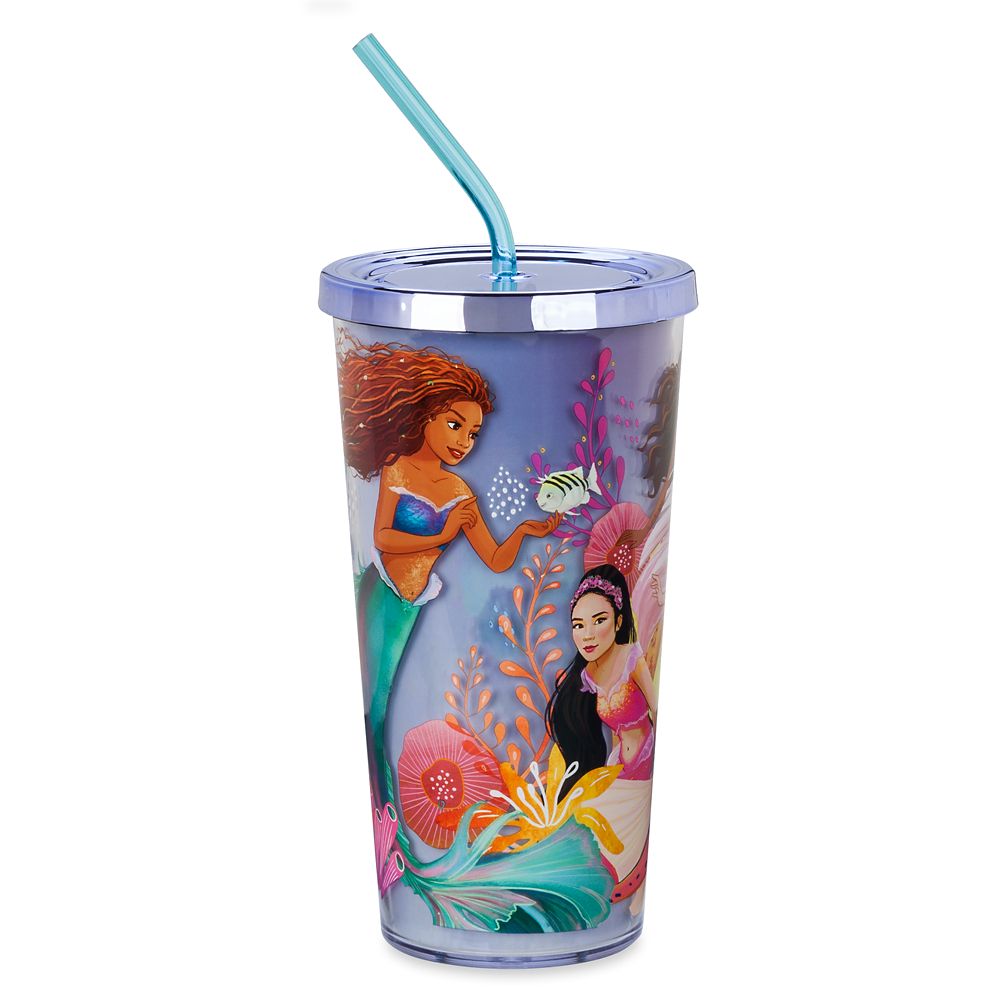 The Little Mermaid Tumbler with Straw – Live Action Film