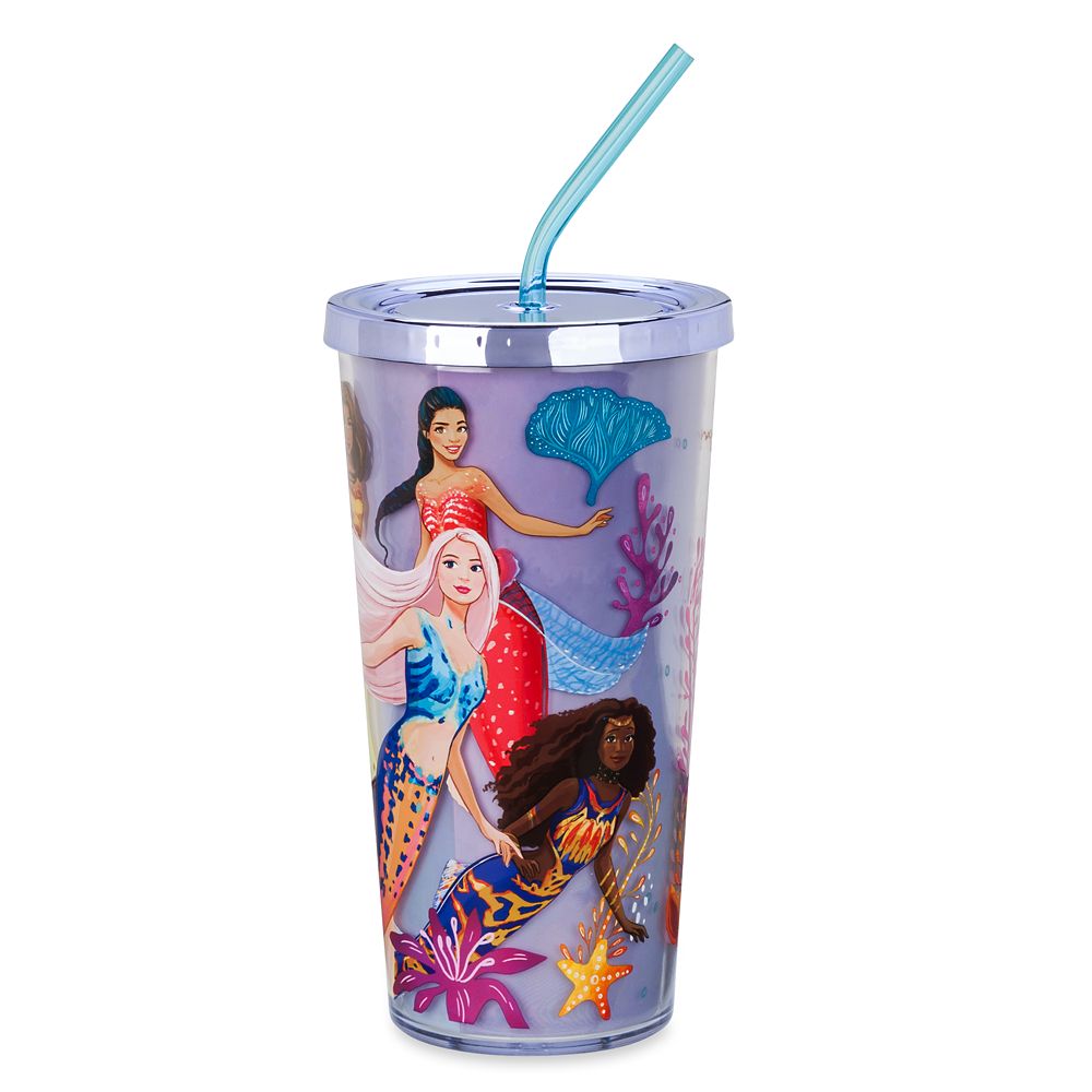 The Little Mermaid Tumbler with Straw – Live Action Film