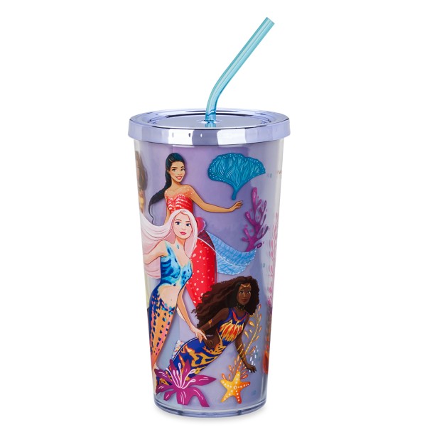 Disney The Little Mermaid Ariel Live Action 20 Oz Corkcicle Water Bottle w/  Top
