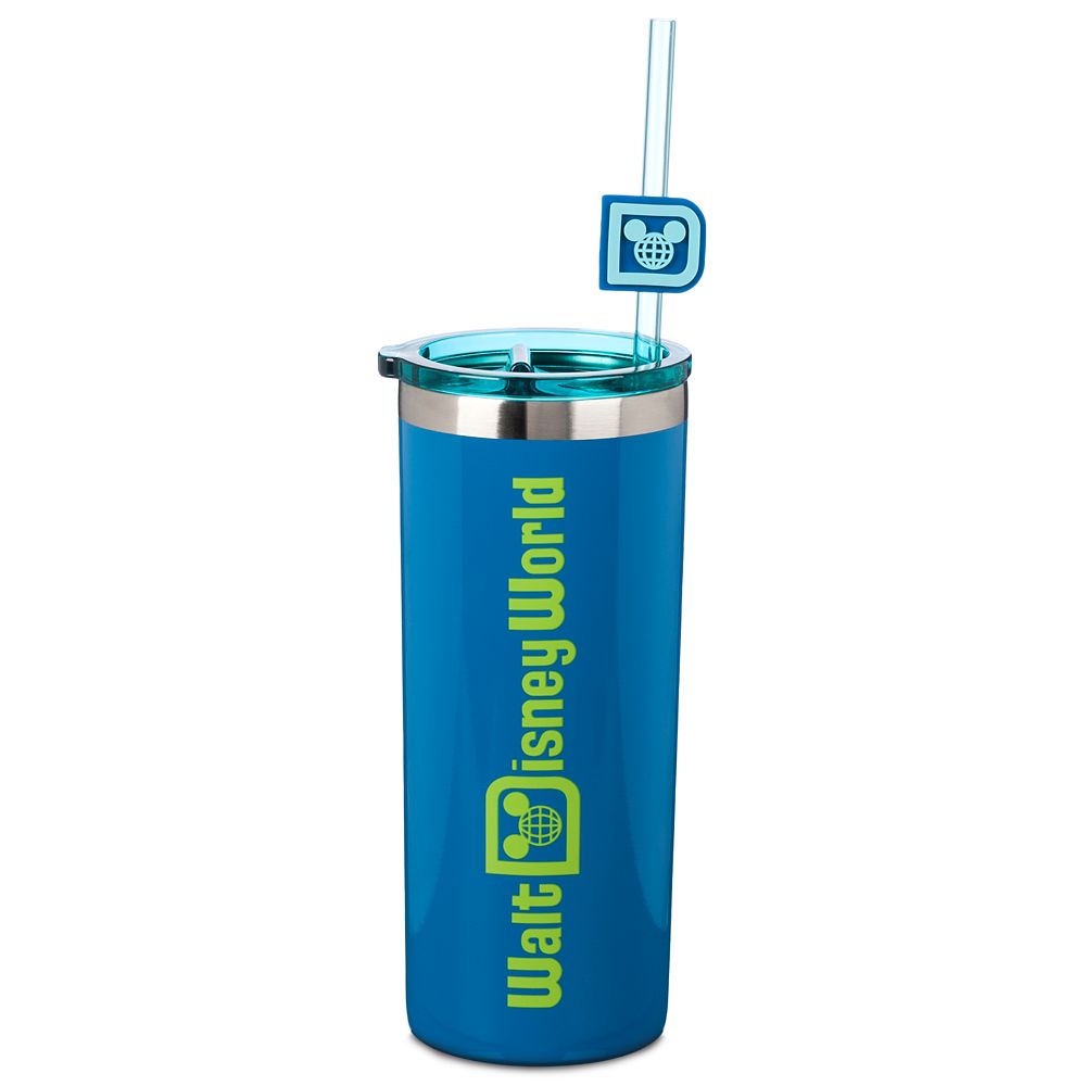 Walt Disney World Stainless Steel Tumbler with Straw and Charm now out