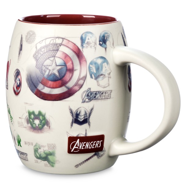 Avenger Marvel Comics Character Badges Ceramic Mug | Holds 14 Ounces