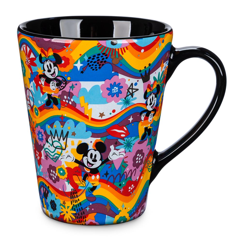 Mickey Mouse 855511 11 oz Disney Mickey Mouse Rainbow Aura Mug, 1