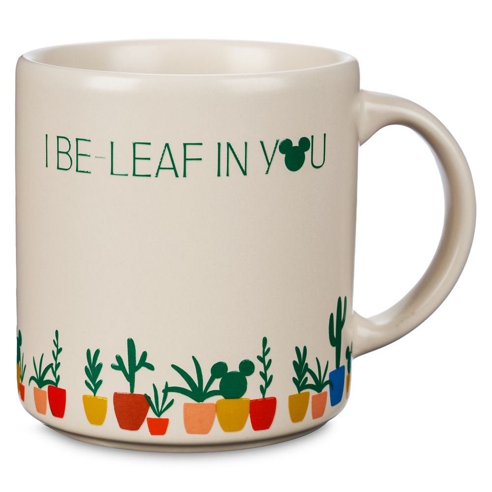 Mickey Mouse Icon ''I Be-Leaf In You'' Mug | shopDisney