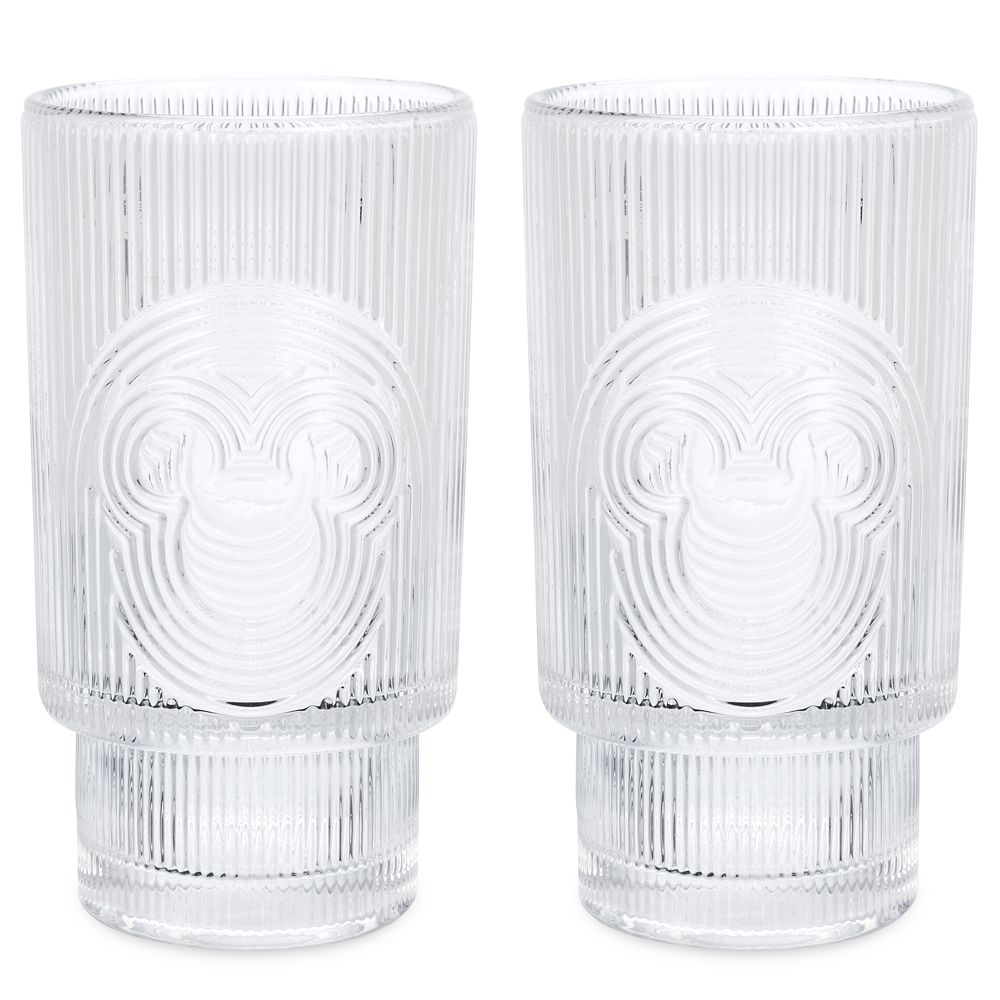 Mickey Mouse Icon Crystal Glass Set – Mickey Mouse Home Collection