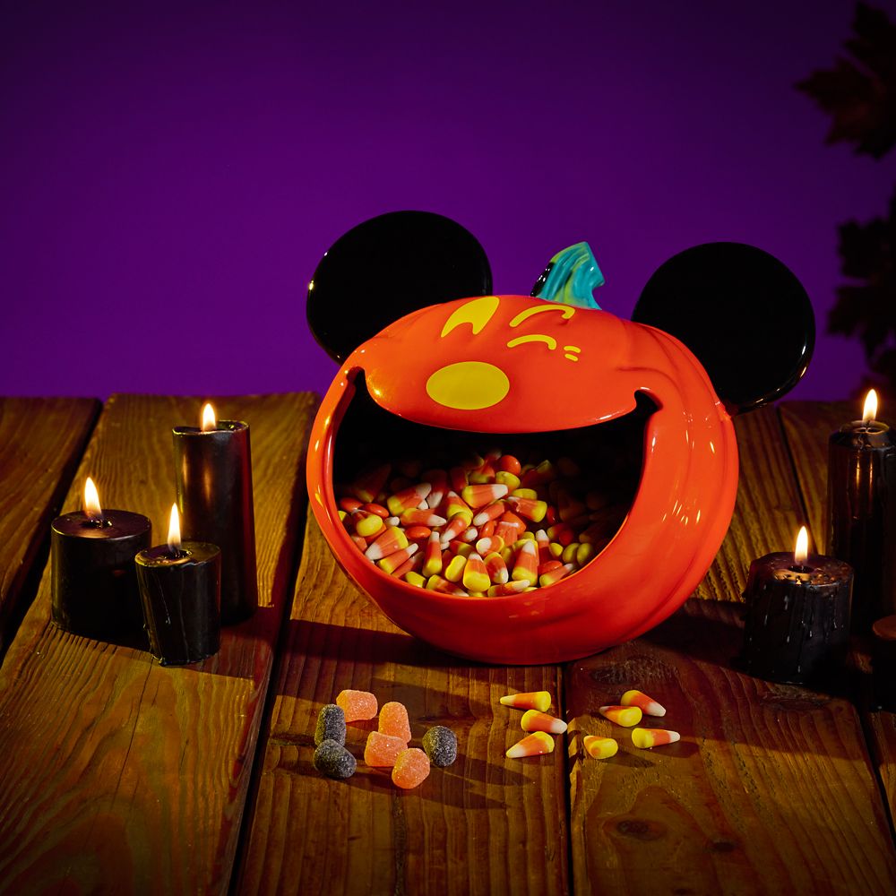 Mickey Mouse Jack-o'-Lantern Halloween Candy Bowl