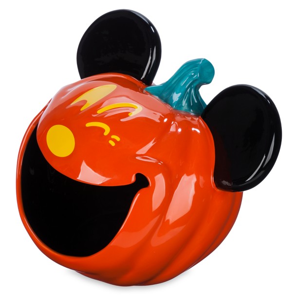 Disney Mickey Mouse Halloween Candy Corn Tumbler w/ Pumpkin Mickey Straw  Topper