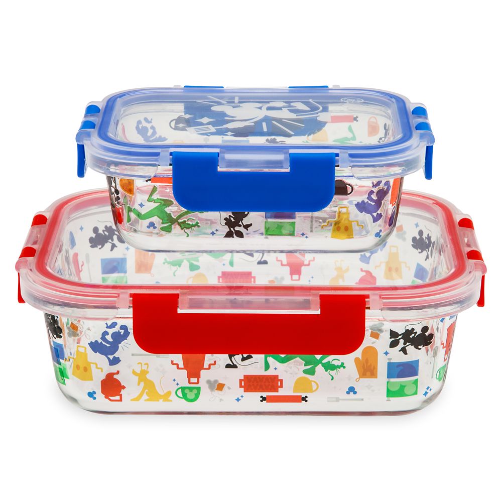 Pyrex Disney’s Mickey & Friends 10 Piece Glass Food Storage Container Set  NEW