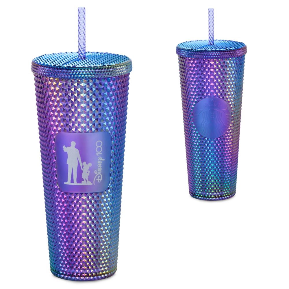 Walt Disney and Mickey Mouse ''Partners'' Geometric Starbucks® Tumbler with Straw – Disney100