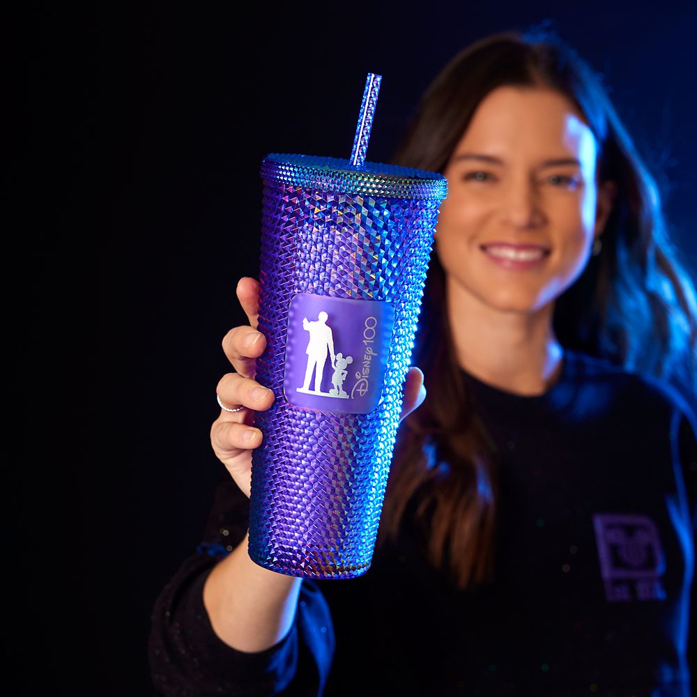 Walt Disney and Mickey Mouse 'Partners' Geometric Starbucks® Tumbler with Straw – Disney100