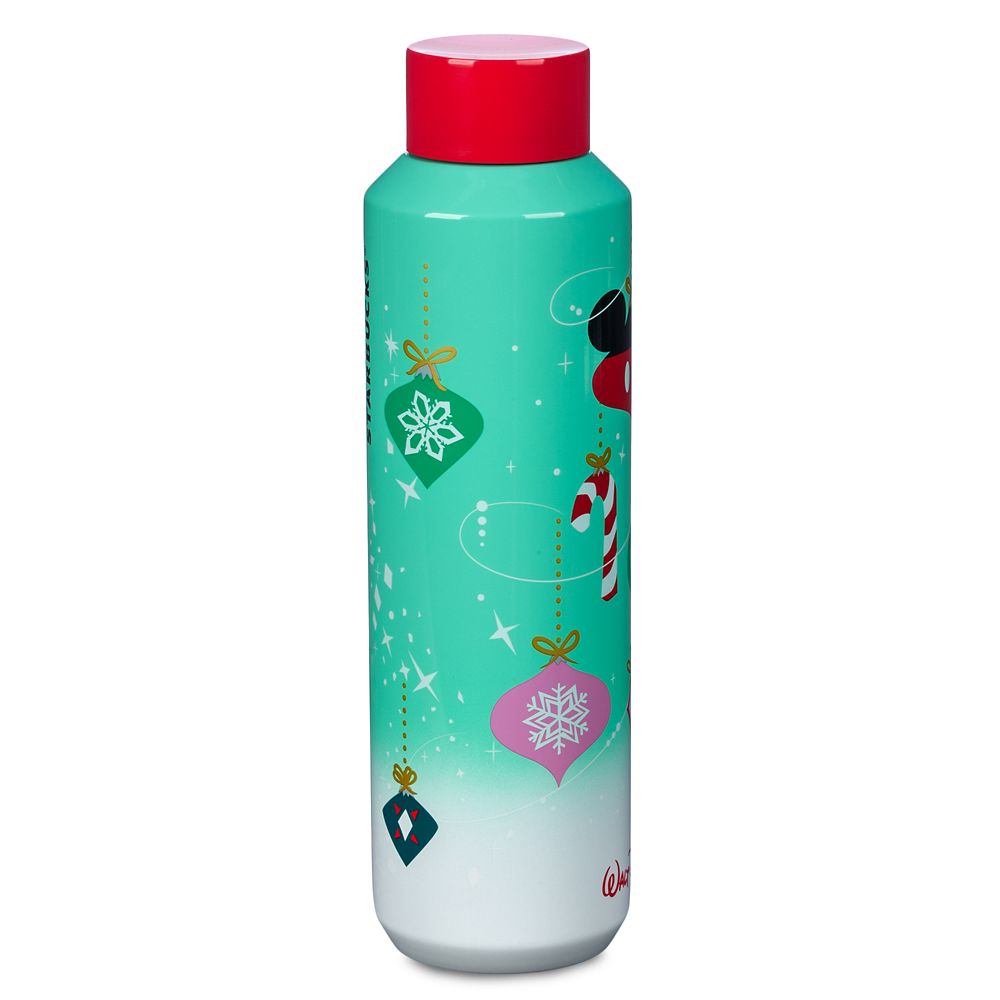 Walt Disney World Holiday Stainless Steel Starbucks® Water Bottle