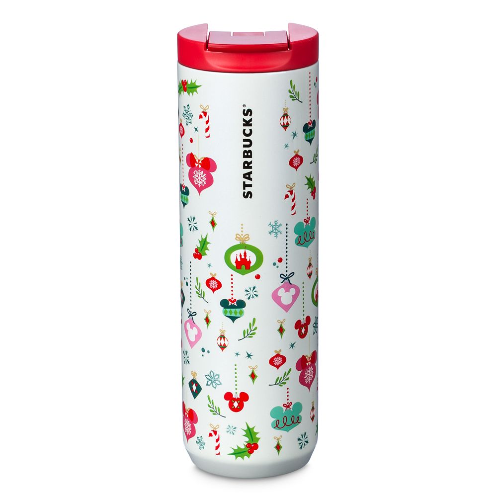 Walt Disney World Holiday Stainless Steel Starbucks® Travel Tumbler